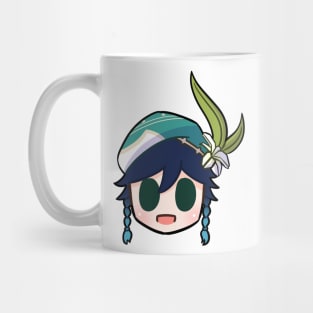 Genshin Impact Venti chibi head Mug